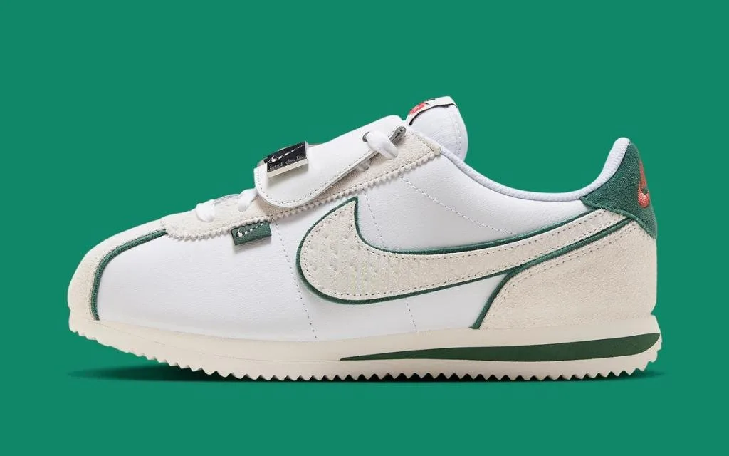 Nike cortez petals united White/Green-Light Bone