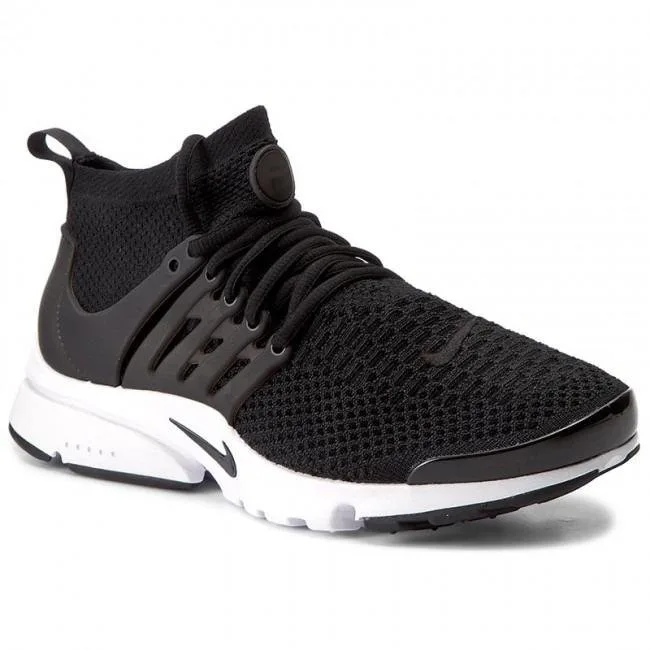 Nike Air Presto Flyknit Ultra Black/ Black- White