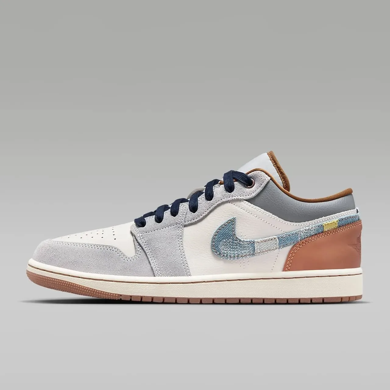 Jordan 1 low phantom se repaired denim swoosh