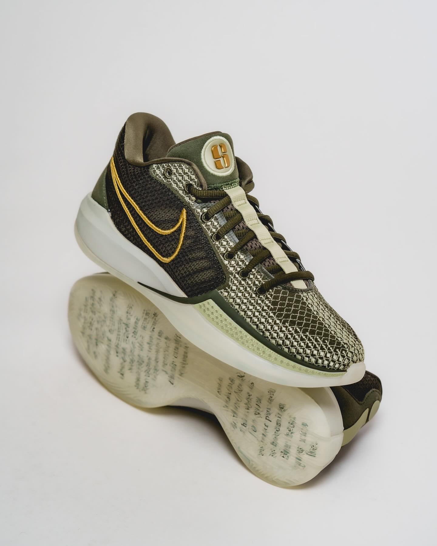 Sabrina 1 Cargo Khaki/Olive Aura/Metallic Gold