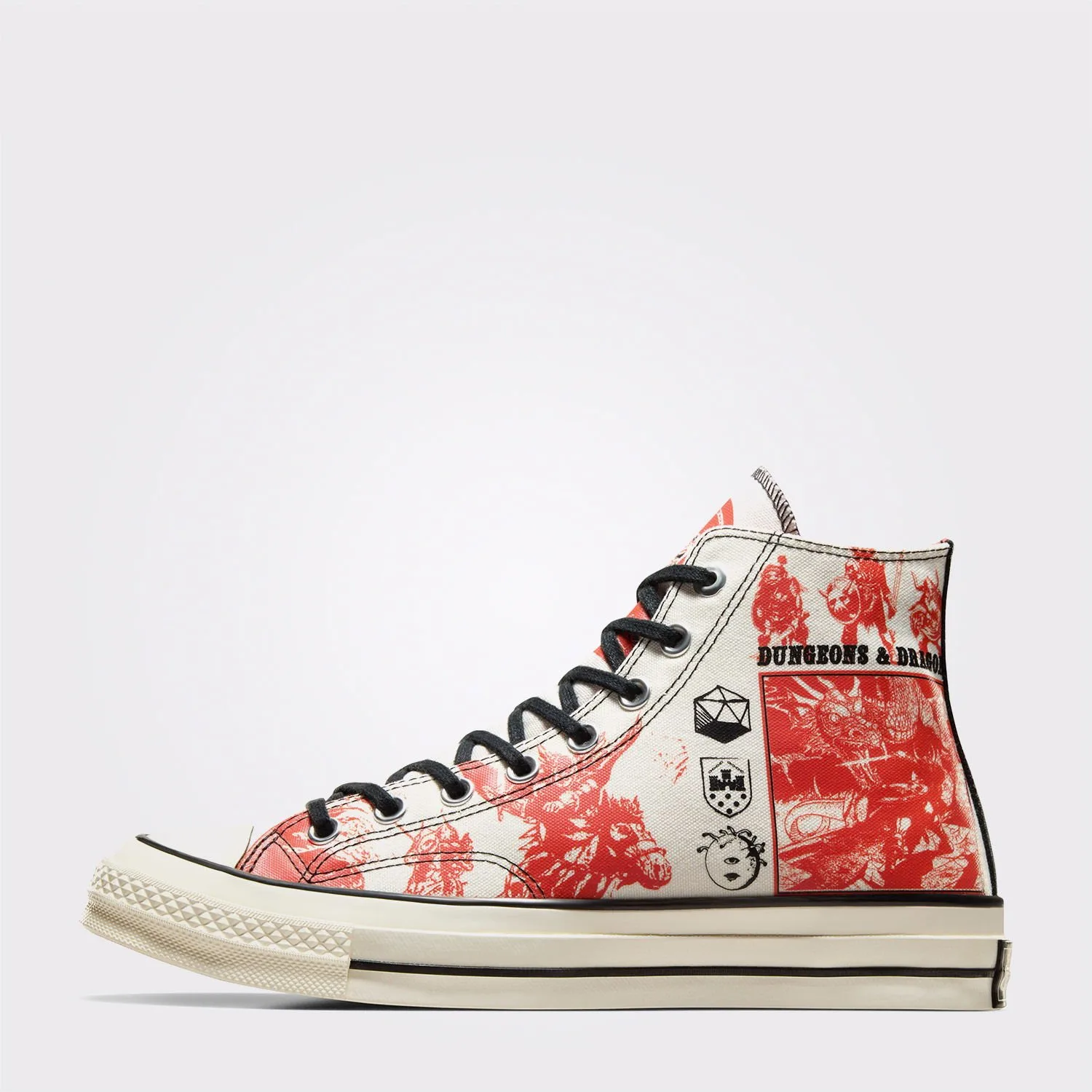 Converse x Dungeons & Dragons Chuck 70 Egret/ Black/ Multi
