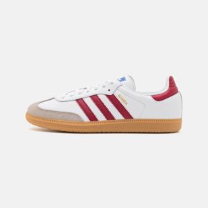 adidas Originals

SAMBA OG UNISEX - Trainers - footwear white/collegiate burgundy