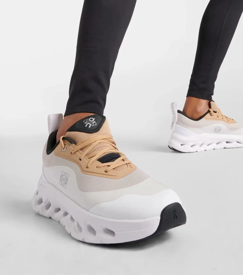 Loewe x On Cloudtilt 2.0 running shoes tan white