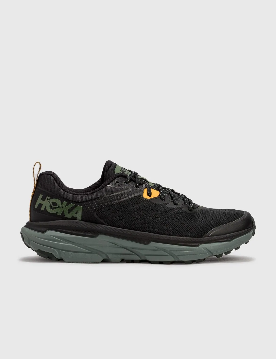 HOKA Men's Challenger Atr Trail Running Shoes in Black/Thyme