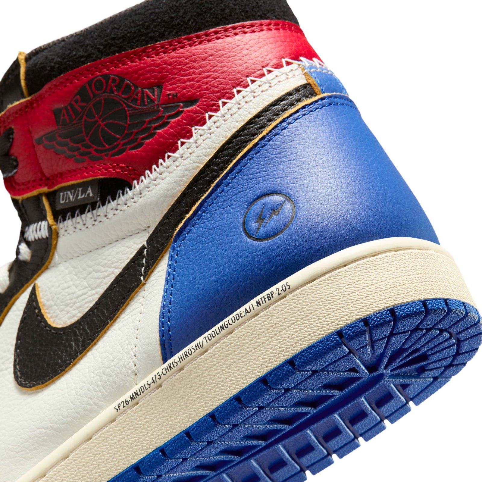 Air Jordan 1 x Union x Fragment
Black and Varsity Red - Image 4
