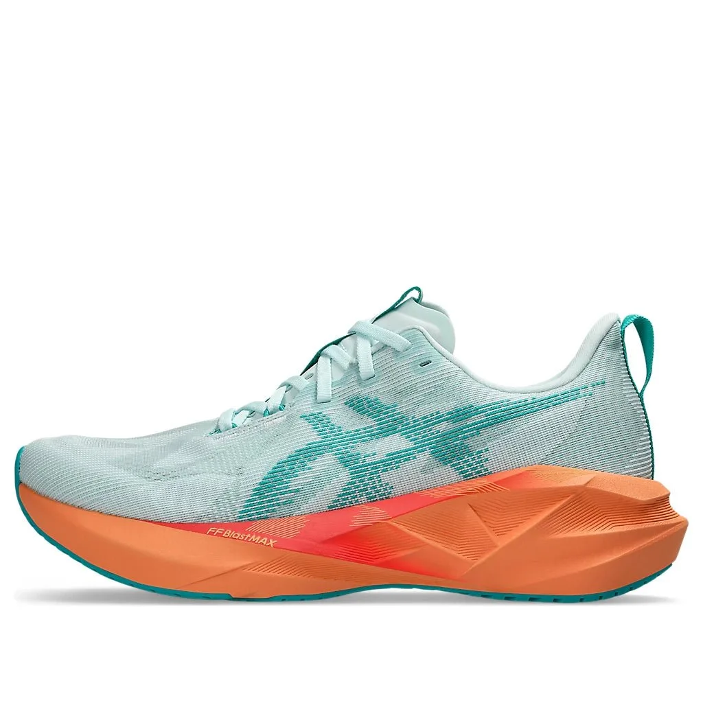 Asics Nova Blast 5 'Soothing Sea/Wave Teal Orange' Running Shoes. Brand: Asics