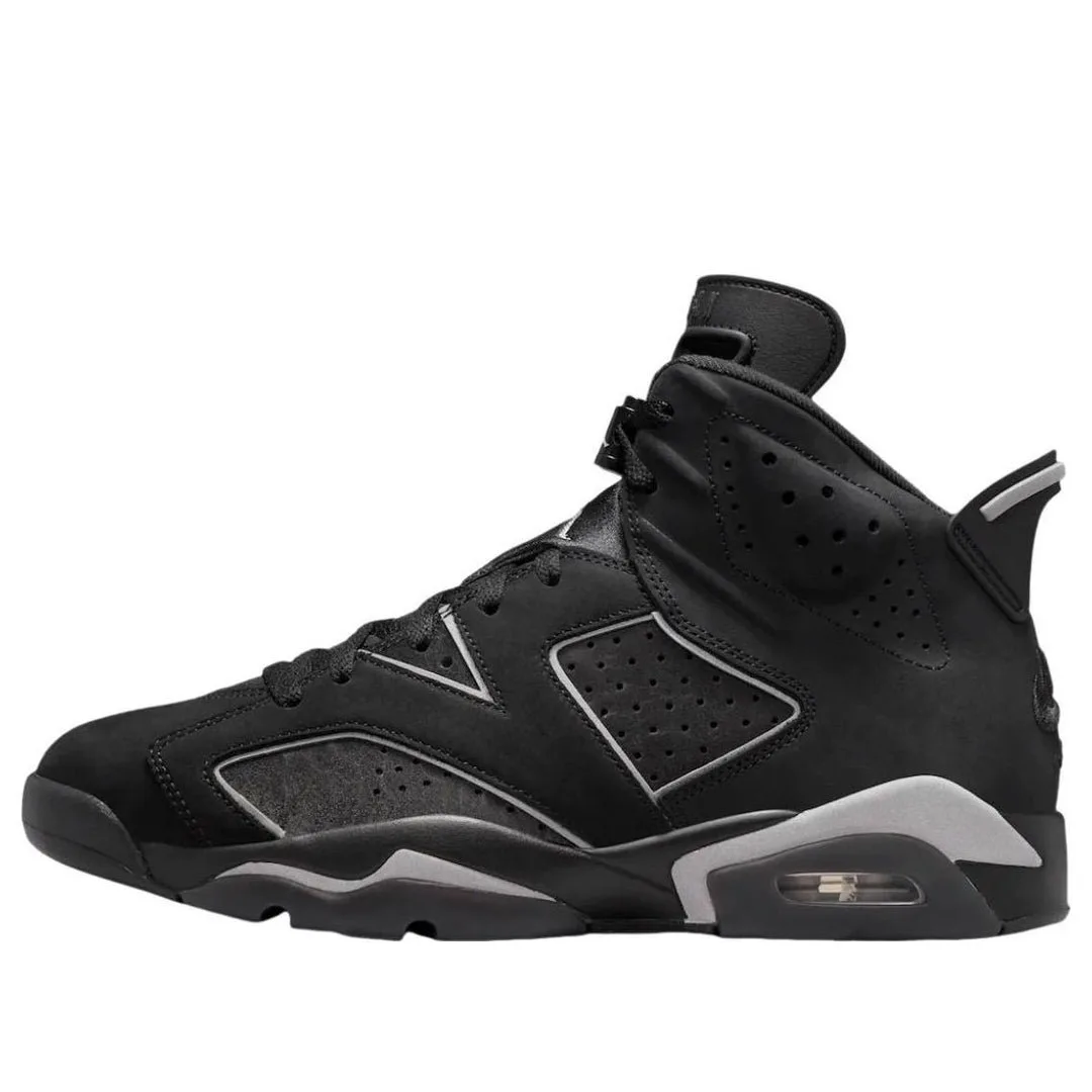 Air Jordan 6 "Cap and Gown" Men's Shoes Black/Black/Multi-Color/Reflect Silver
