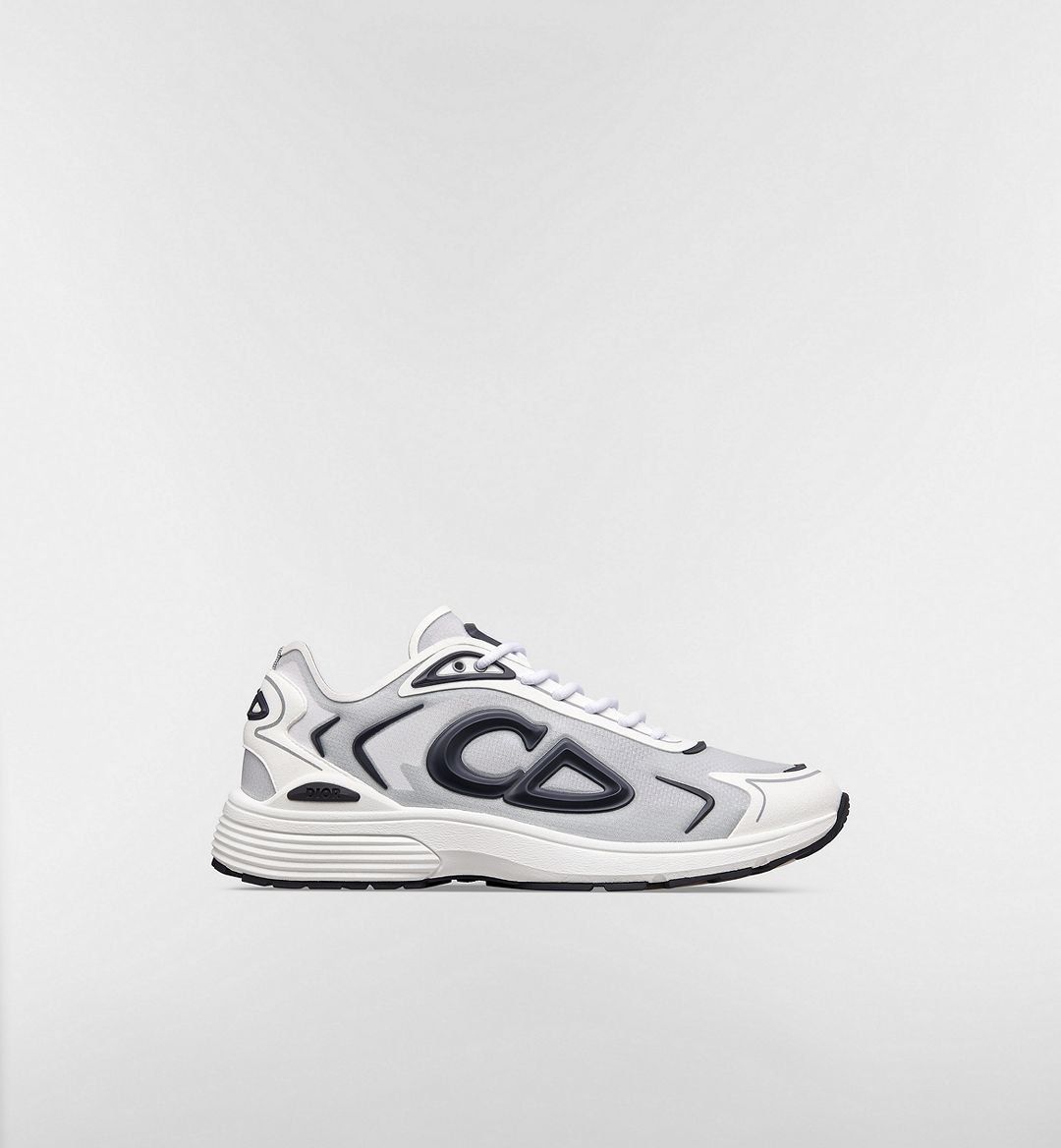 B30 Countdown Tech Sneaker
White Semi-Transparent N3O Nylon, White and Gray Technical Fabric and Navy Blue Rubber