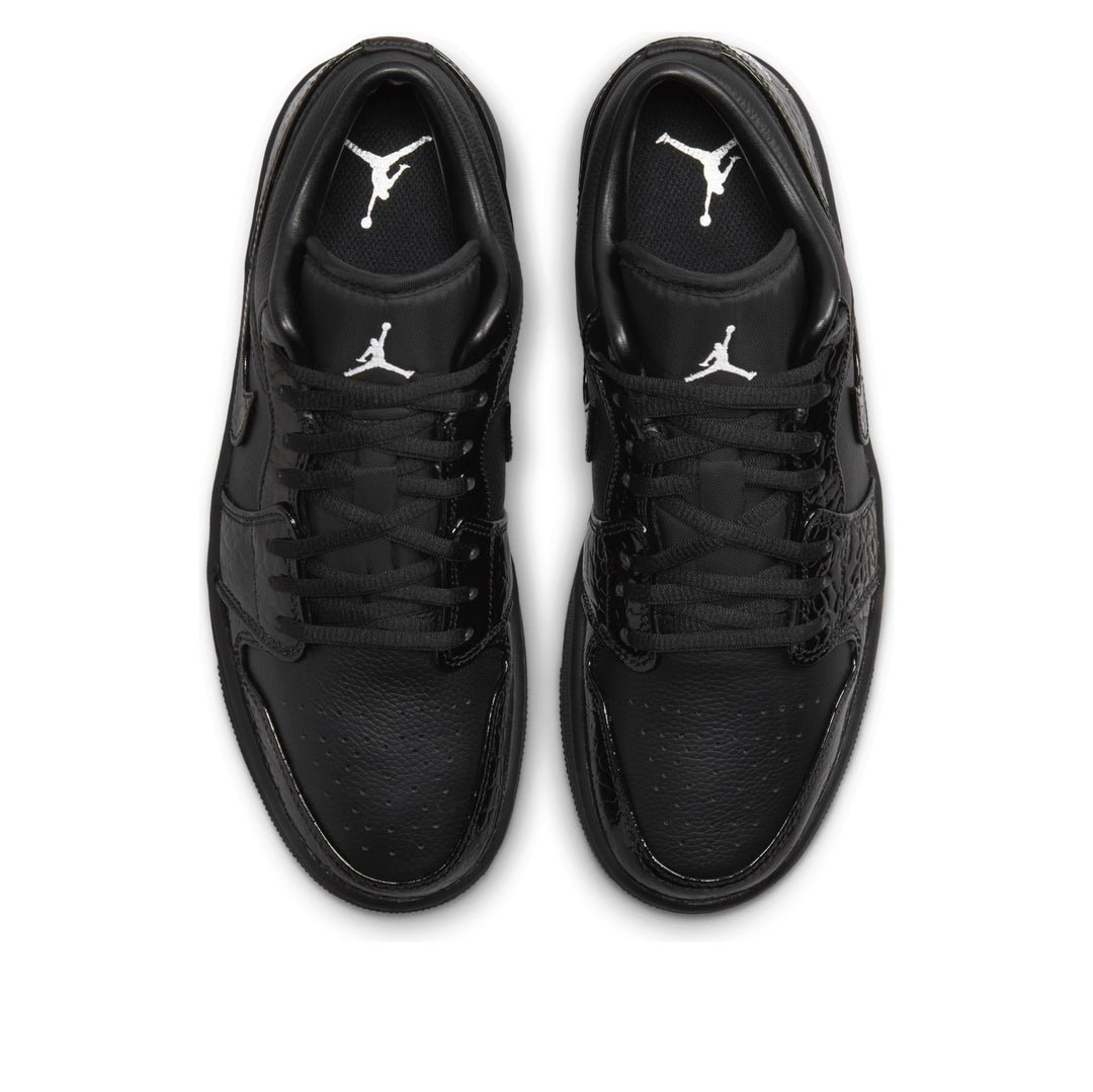 Air Jordan 1 Low SEWomen's ShoesBlack/White/Metallic Silver/Black - Image 4