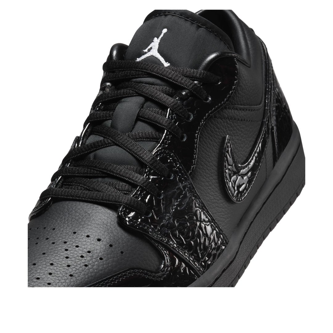 Air Jordan 1 Low SEWomen's ShoesBlack/White/Metallic Silver/Black - Image 2