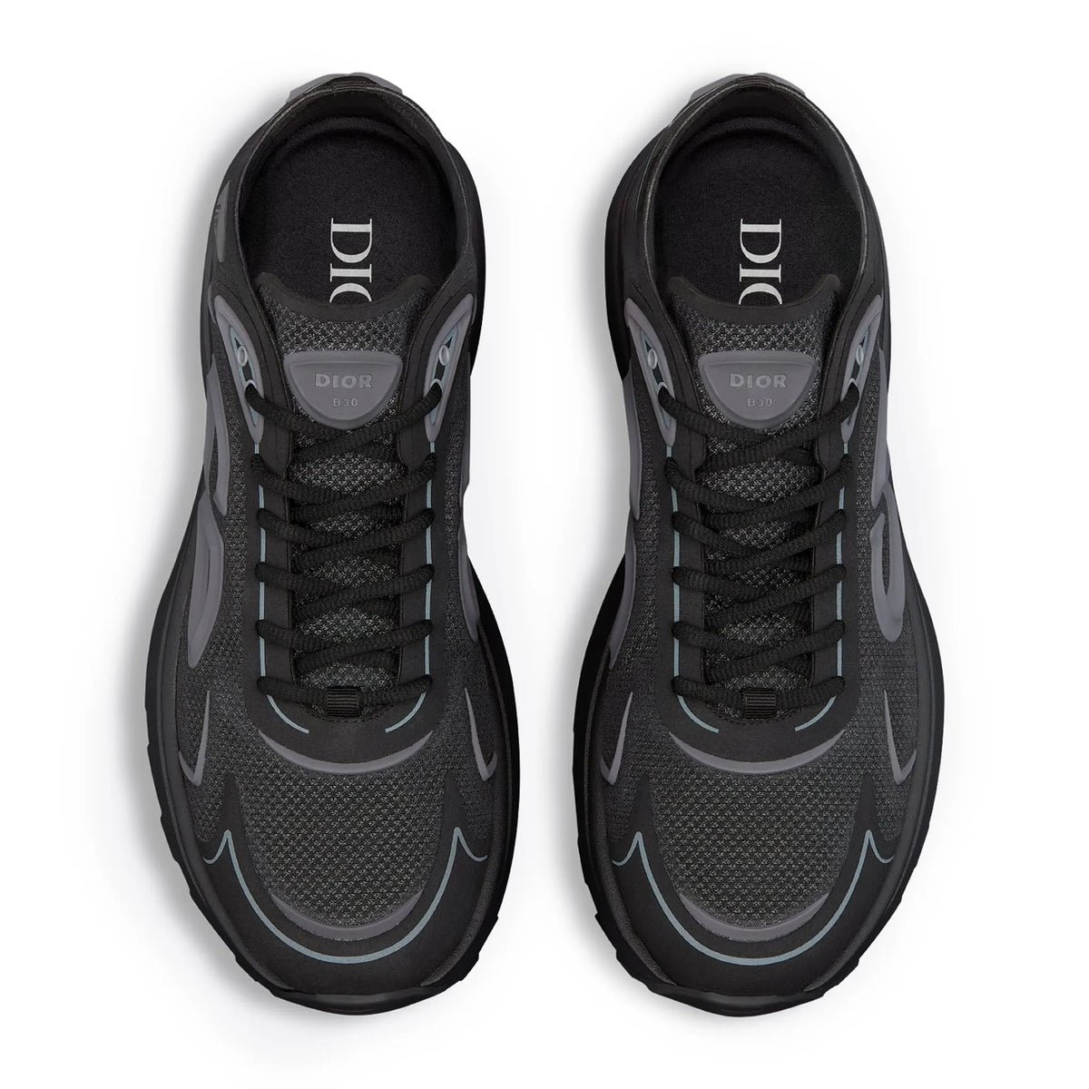 B30 Countdown Tech Sneaker
Black Semi-Transparent N3O Nylon, Black Technical Fabric and Gray Rubber - Image 4