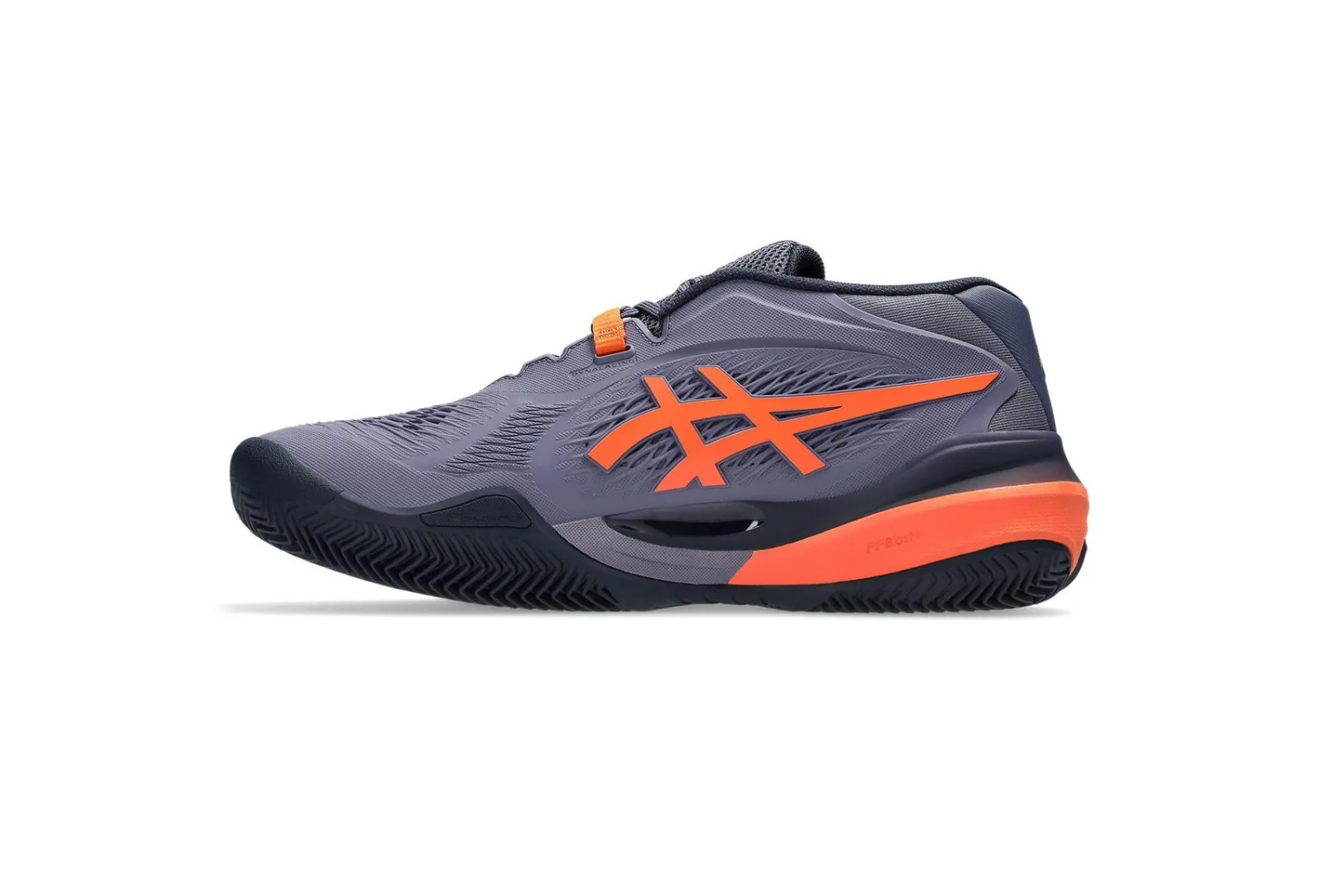 Asics Gel-Resolution X Tennis Shoes Greyish Purple/Nova Orange