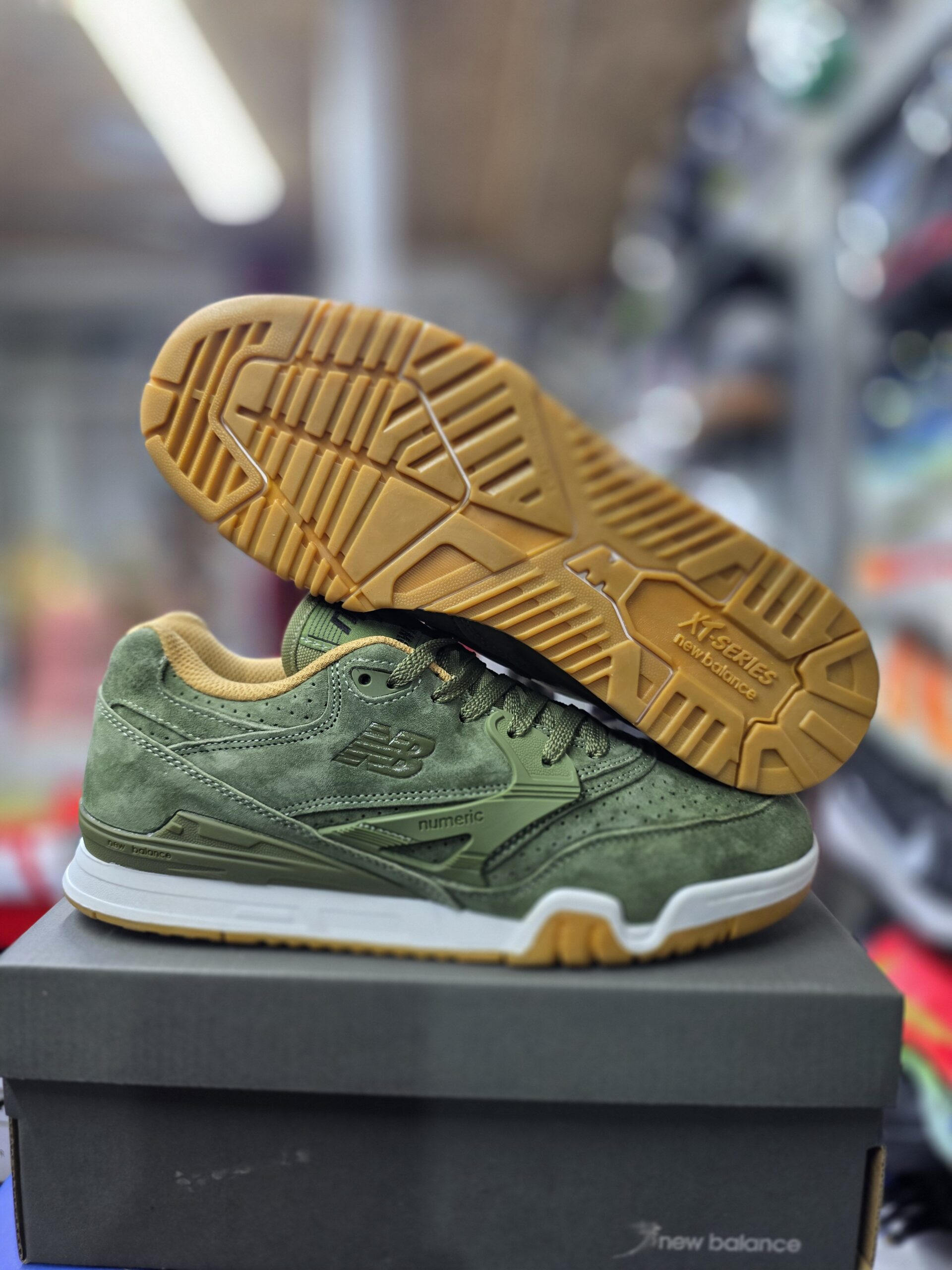 New Balance Numeric 770Dark Olivine Gum - Image 5