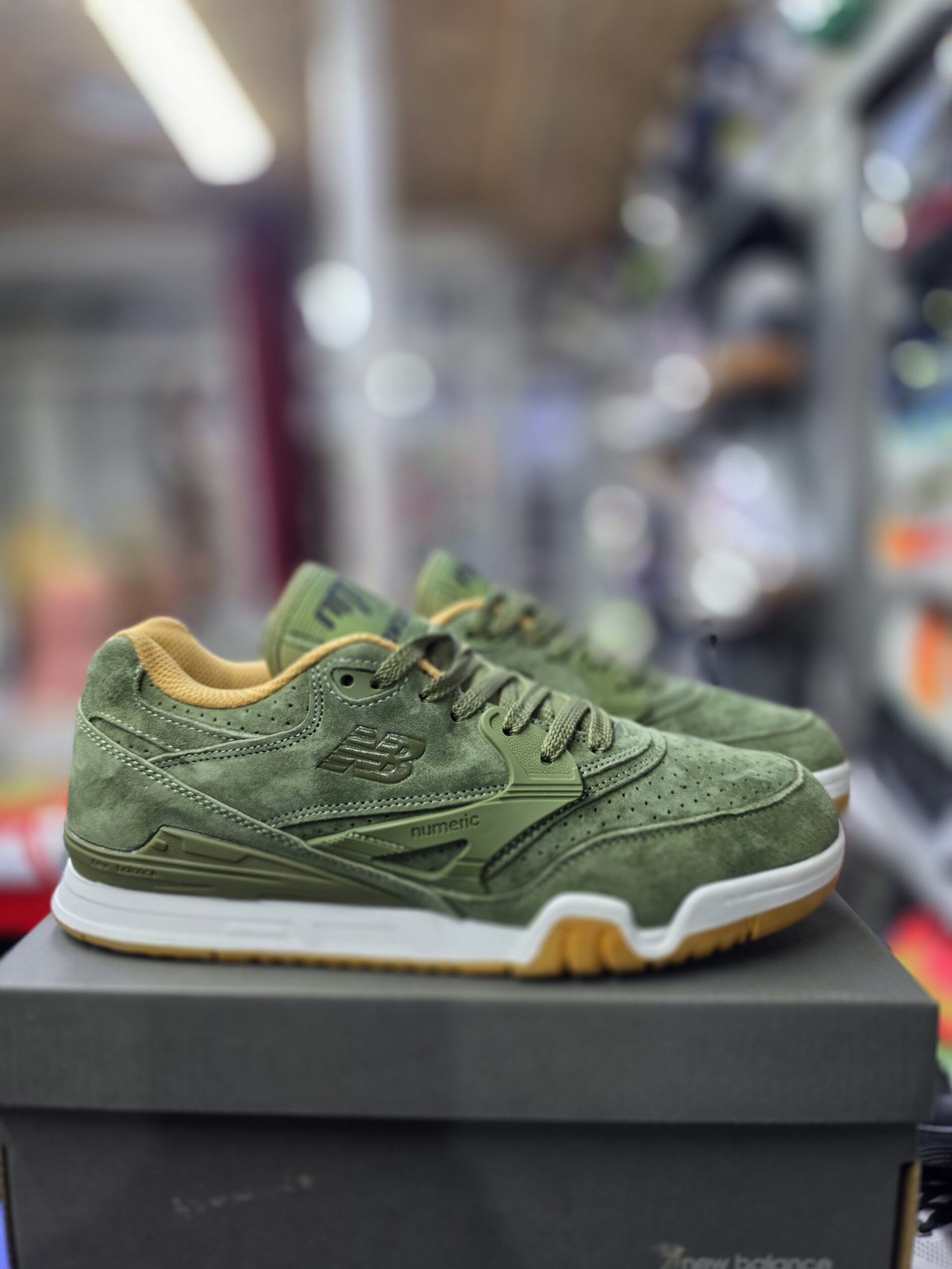 New Balance Numeric 770Dark Olivine Gum - Image 3