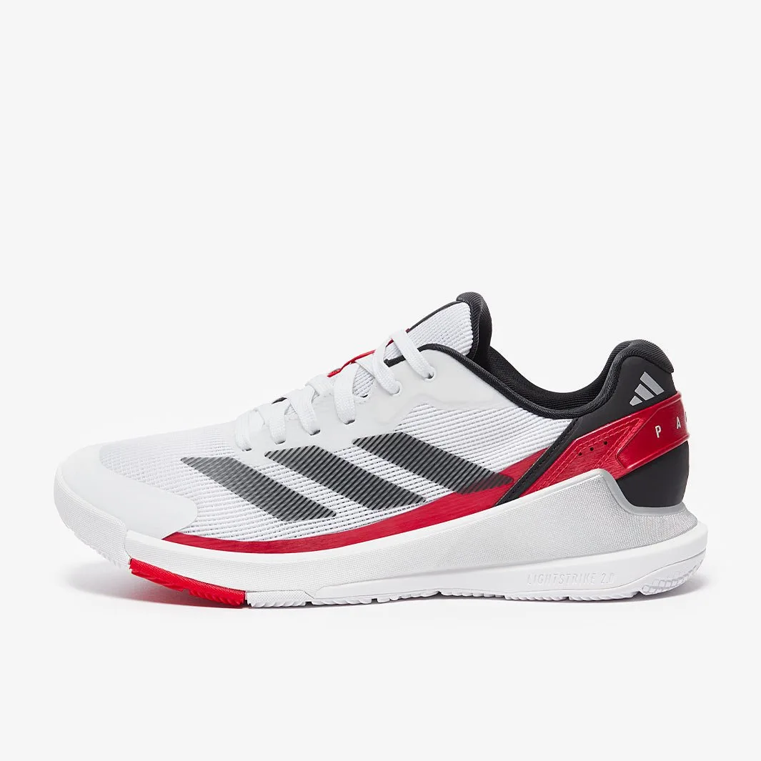 adidas Crazyquick Padel Shoes Cloud White/Core Black/Lucid Red