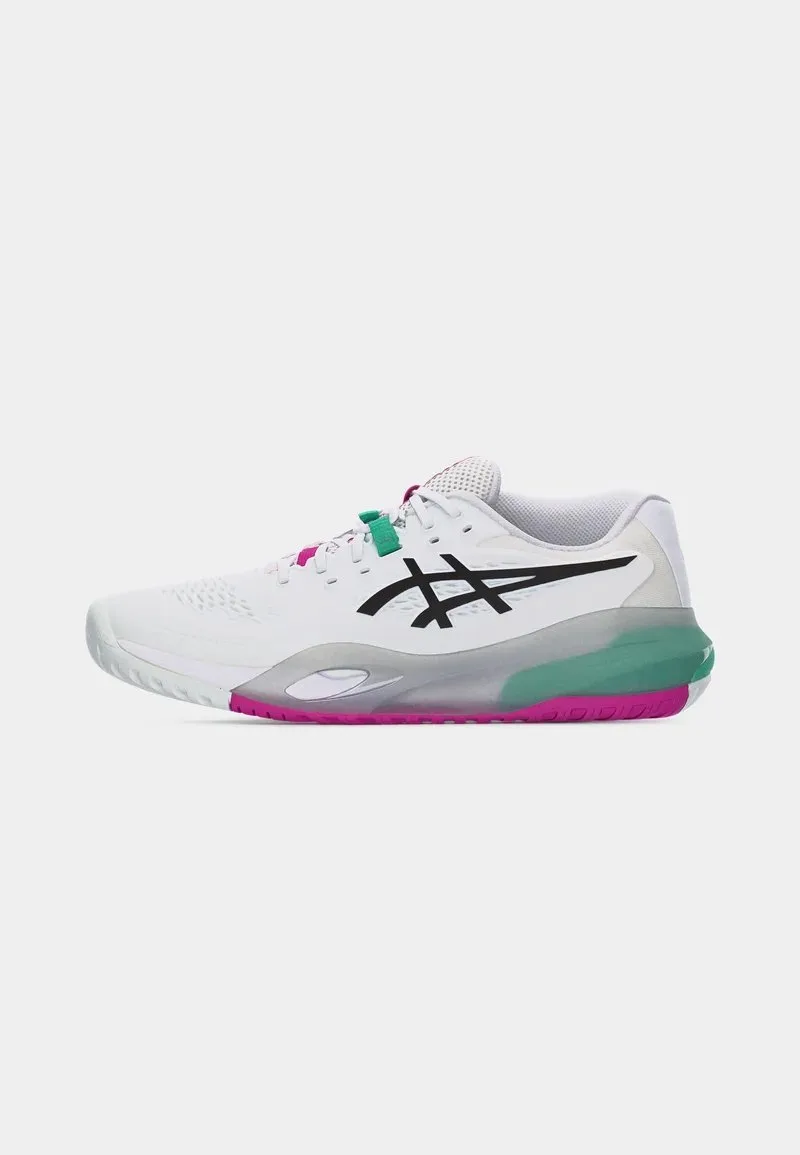 ASICS GEL RESOLUTION - Multicourt tennis shoes - white/aurora green