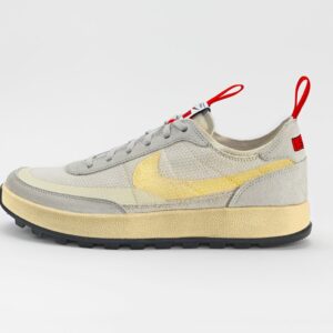 Tom Sachs x NikeCraft General Purpose Shoe “Loser.”Grey/Yellow/Red