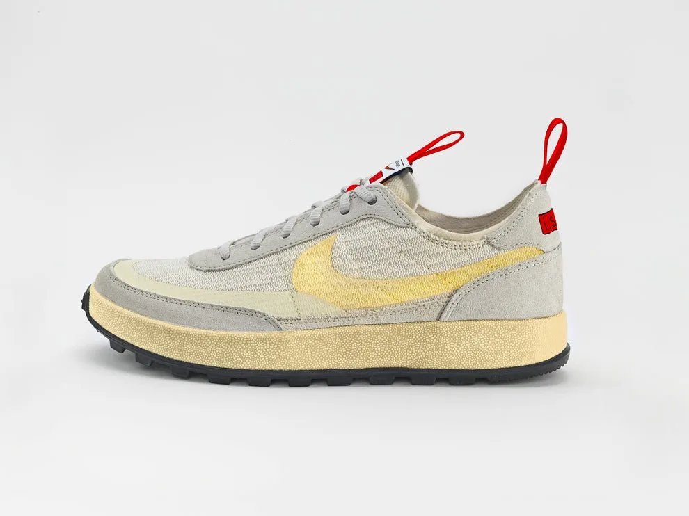 Tom Sachs x NikeCraft General Purpose Shoe “Loser.”Grey/Yellow/Red