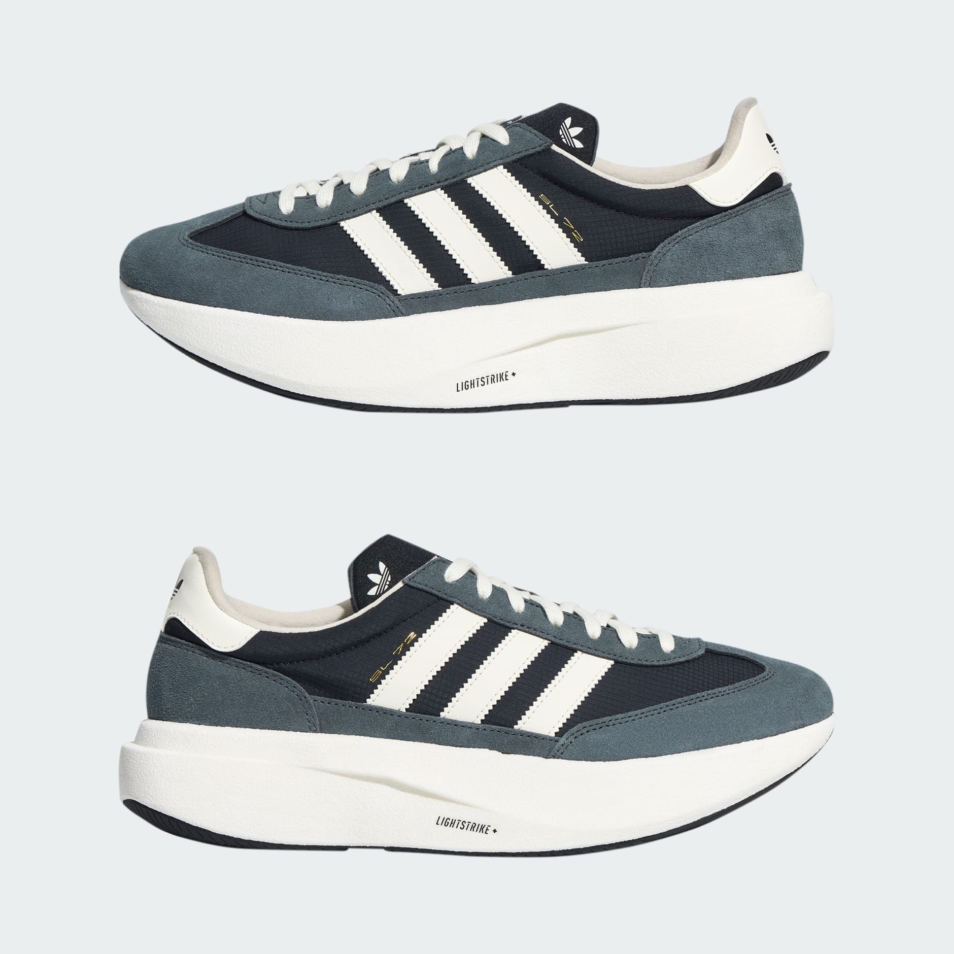 adidas-SL 72 Pro 'Black White Grey'
Men's - Image 4