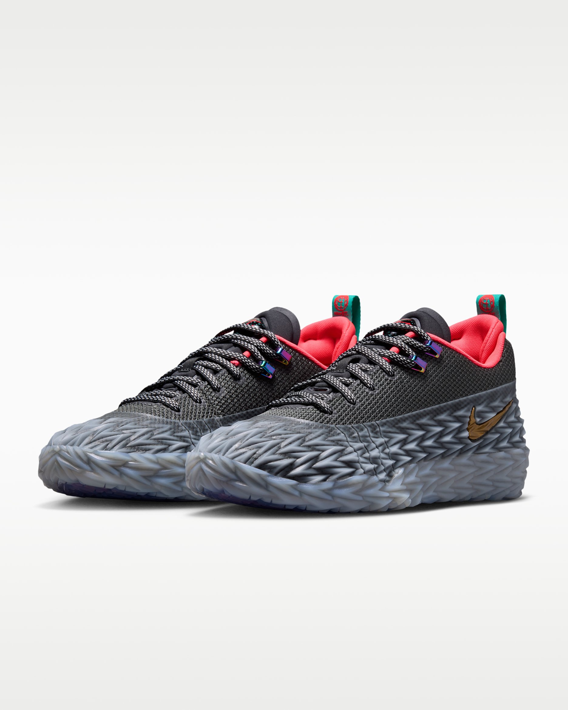 Nike S.T. Charge EP Basketball Shoes Iron Grey/Photon Dust/Hyper Pink/Metallic Gold - Image 11
