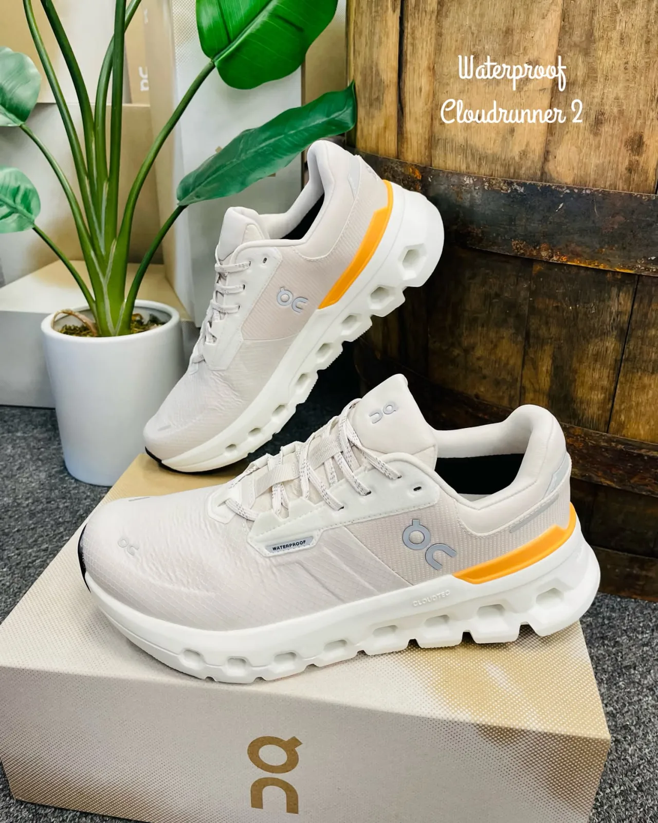 Cloud Runner 2 Waterproof – Grey/Yellow