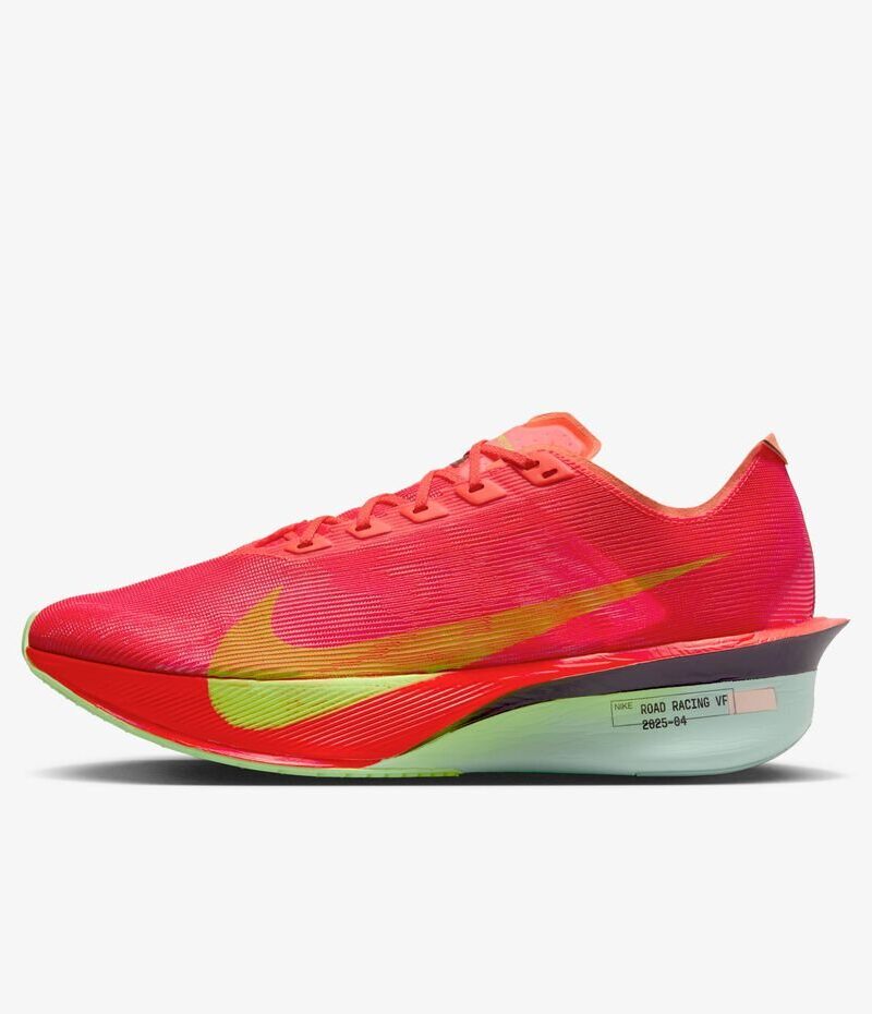 Nike Vaporfly 4 Road Racing ShoesBright Crimson/Mint Foam/Cave Purple/Lime Blast