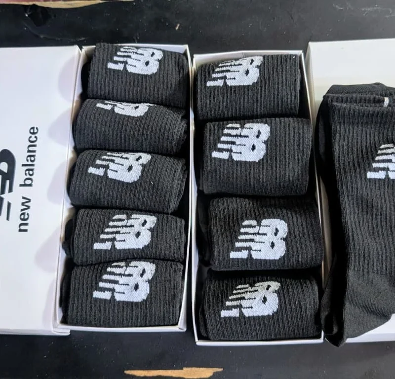 New Balance 5-Pack Black Socks