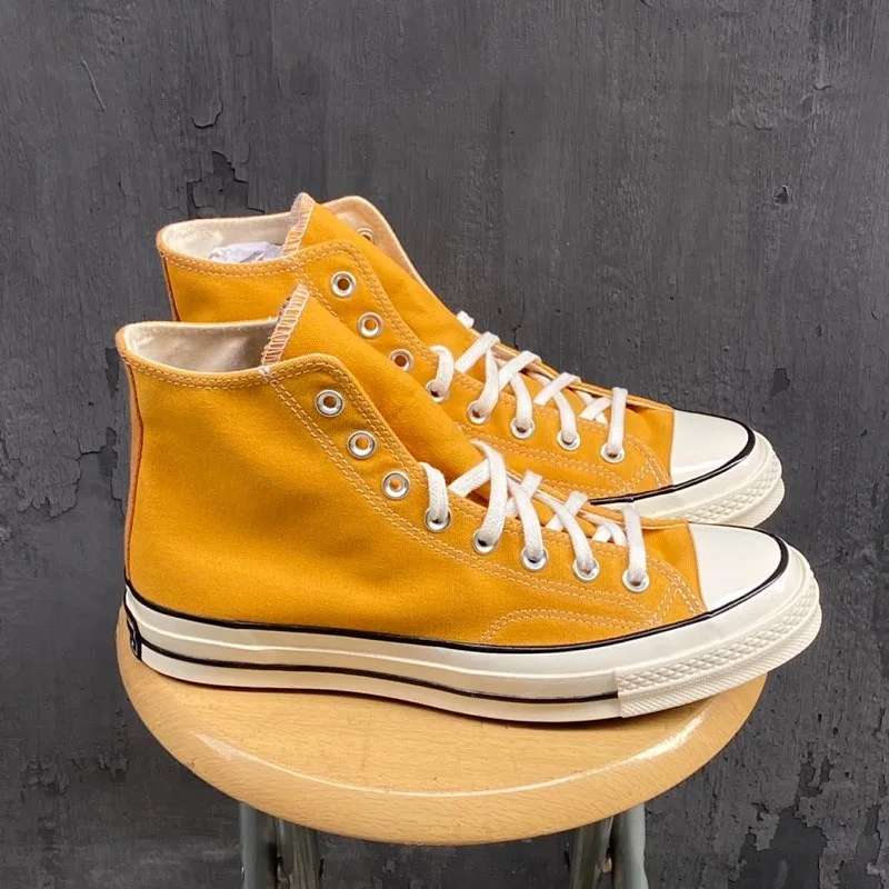 Converse Chuck 70 Mustard – Classic Unisex Canvas Sneakers