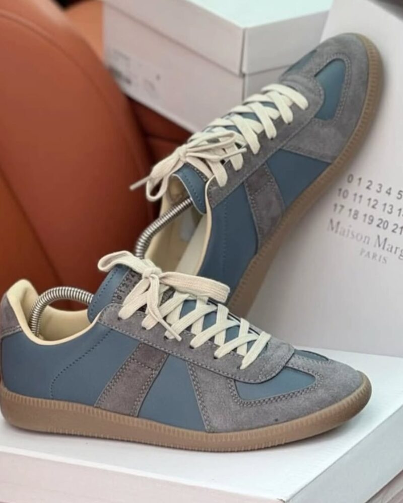 Maison Margiela - Replica Leather & Suede Cloud Low Top Sneakers