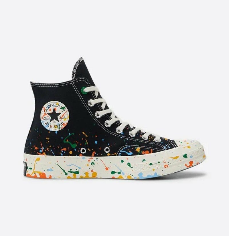 Roy Wang x Converse Chuck 1970SChuck Taylor Paint Splatter Sneakers – Artistic Street Style Classic